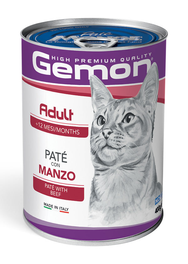 Gemon Adult Paté con Manzo 400g Gemon Adult Paté con Manzo 400g
